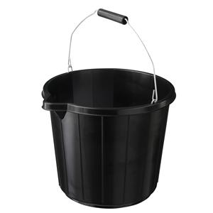 14 Litre / 3 Gallon Black SiteForce® Builders Bucket